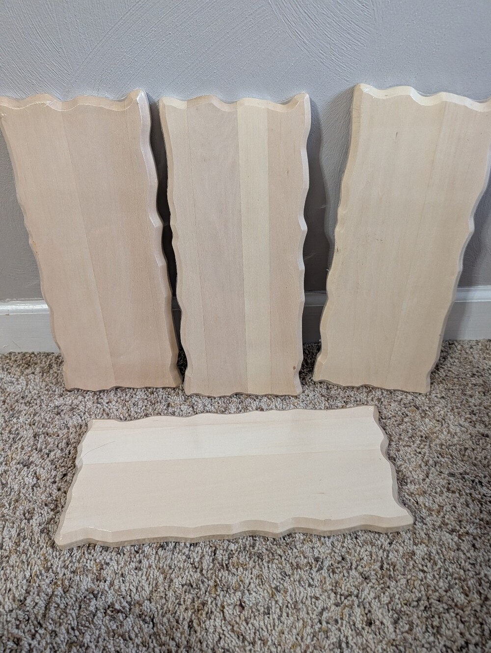 Four Wood Panels